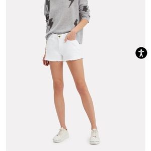 Frame Le Cut-Off Denim Shorts